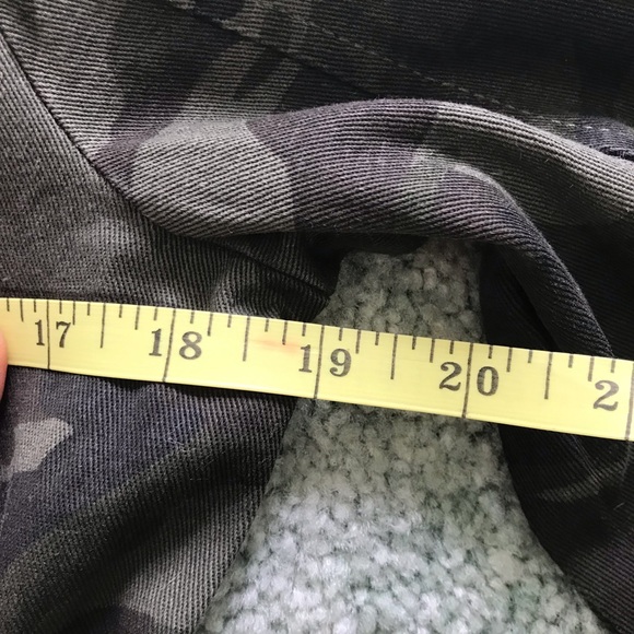 ZENANA Camouflage Print Jacket, Studded, Camo Jacket, Hooded, Zip-Up, 6 - Picture 10 of 15